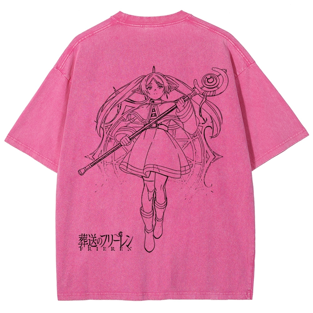 Frieren Unisex Fit Washed T-Shirt