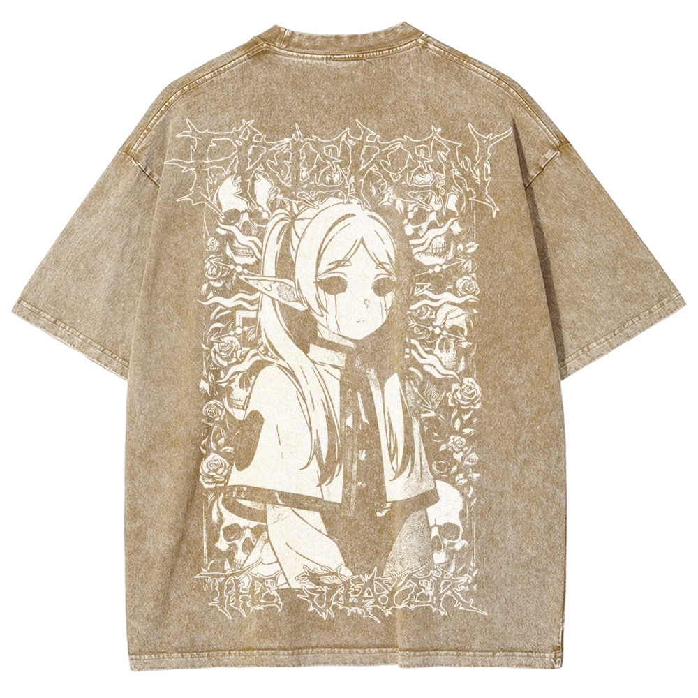 Frieren Unisex Fit Washed T-Shirt