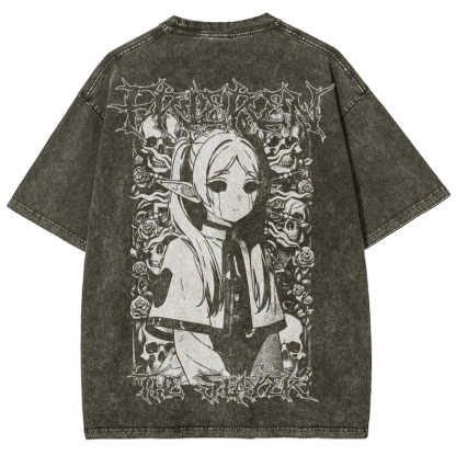 Frieren Unisex Fit Washed T-Shirt