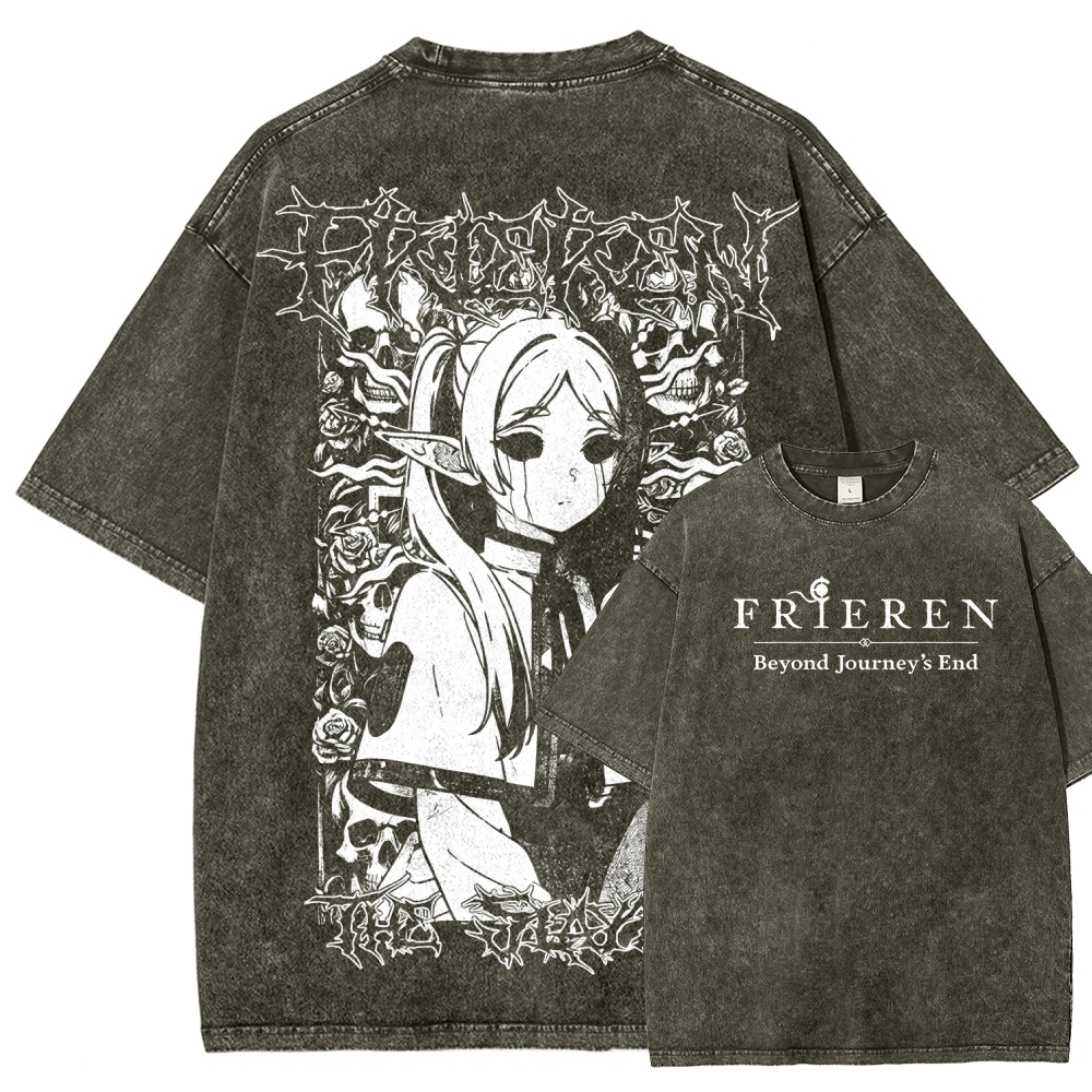 Frieren Unisex Fit Washed T-Shirt