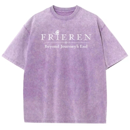Frieren Unisex Fit Washed T-Shirt