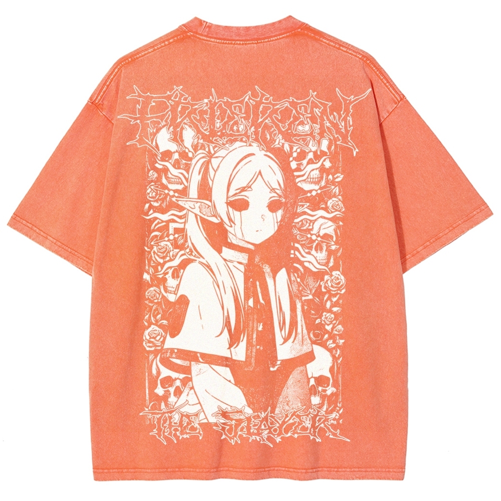 Frieren Unisex Fit Washed T-Shirt