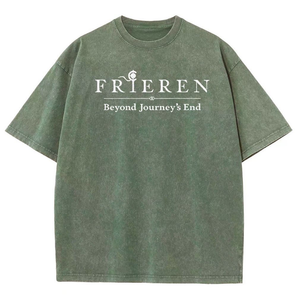 Frieren Unisex Fit Washed T-Shirt