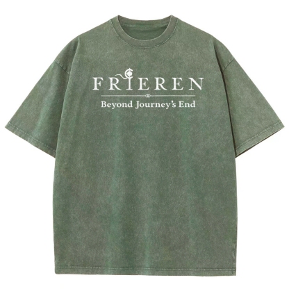 Frieren Unisex Fit Washed T-Shirt
