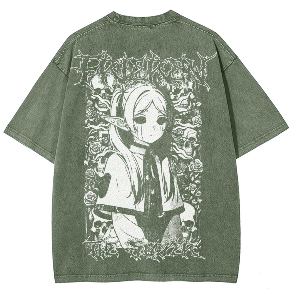 Frieren Unisex Fit Washed T-Shirt