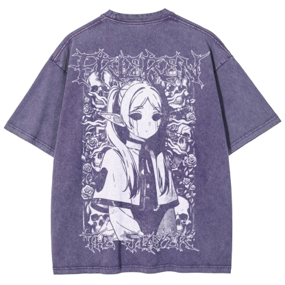 Frieren Unisex Fit Washed T-Shirt