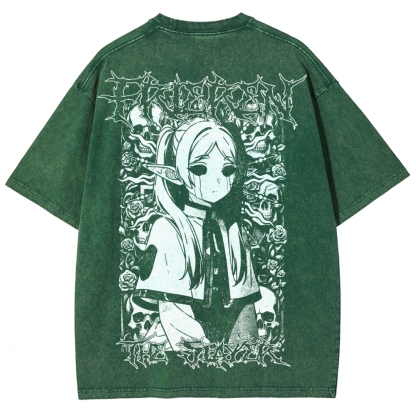 Frieren Unisex Fit Washed T-Shirt