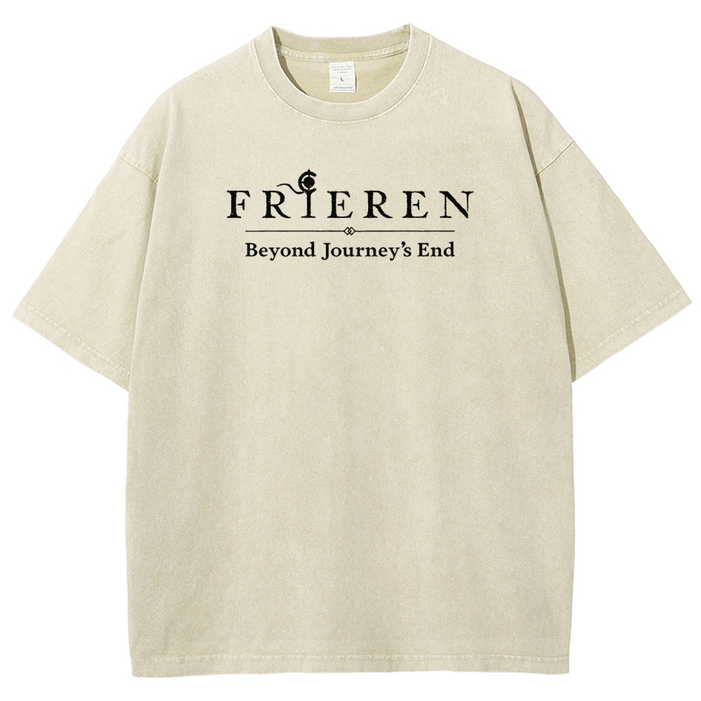 Frieren Unisex Fit Washed T-Shirt