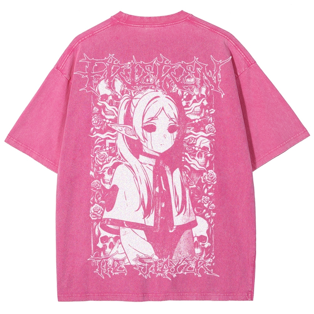 Frieren Unisex Fit Washed T-Shirt