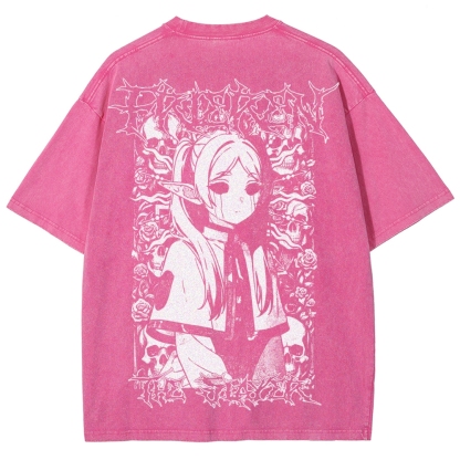 Frieren Unisex Fit Washed T-Shirt