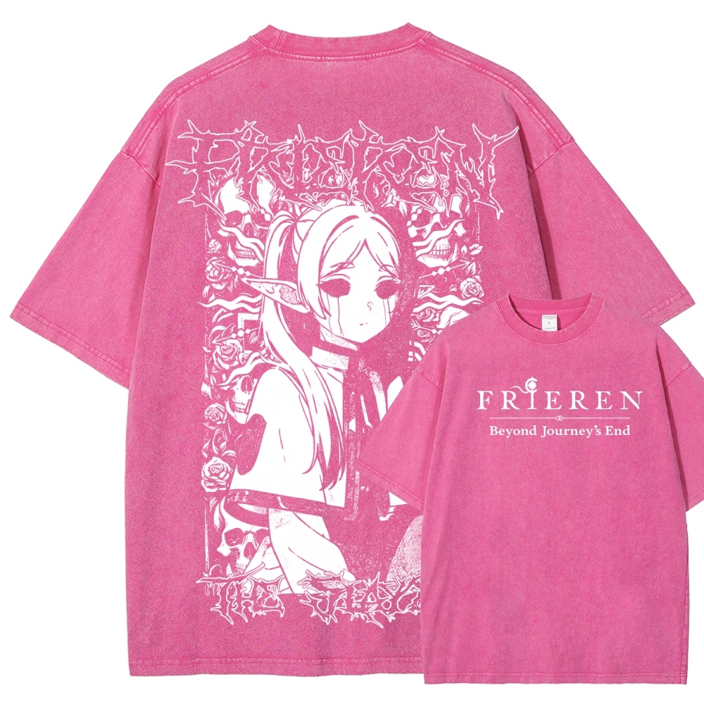 Frieren Unisex Fit Washed T-Shirt