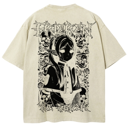 Frieren Unisex Fit Washed T-Shirt