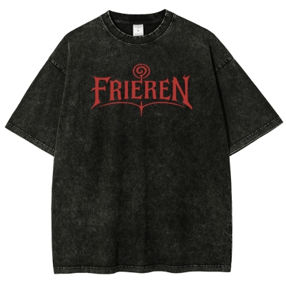 Frieren Unisex Fit Washed T-Shirt