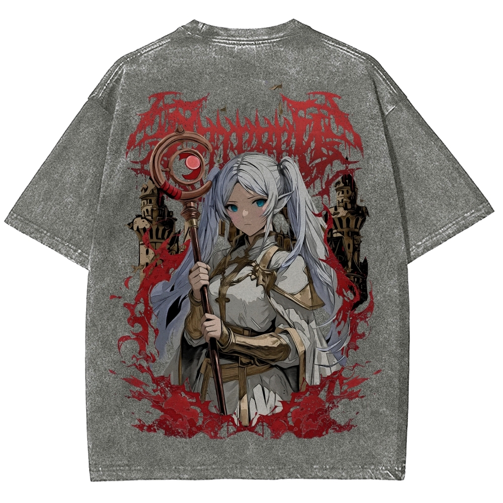 Frieren Unisex Fit Washed T-Shirt