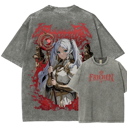 Frieren Unisex Fit Washed T-Shirt