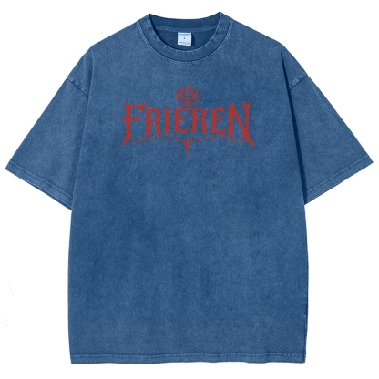 Frieren Unisex Fit Washed T-Shirt