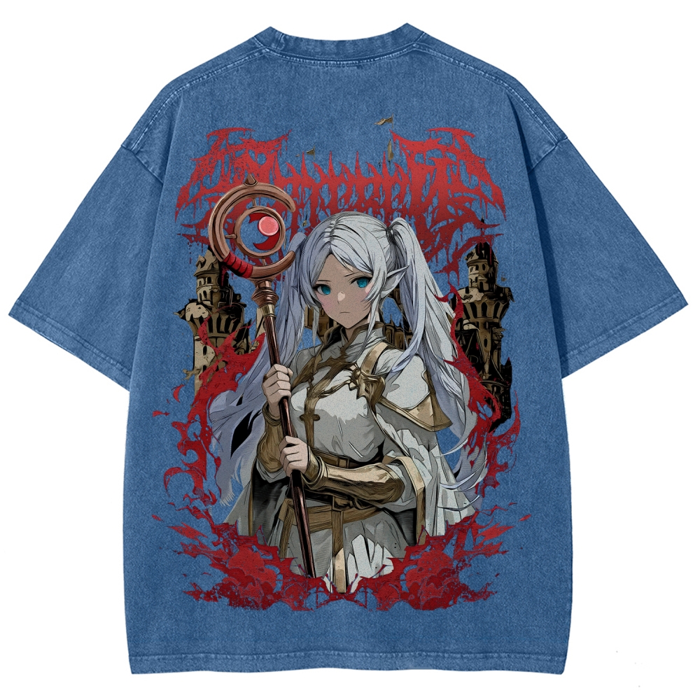 Frieren Unisex Fit Washed T-Shirt
