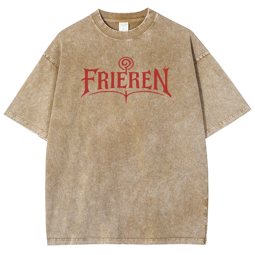 Frieren Unisex Fit Washed T-Shirt