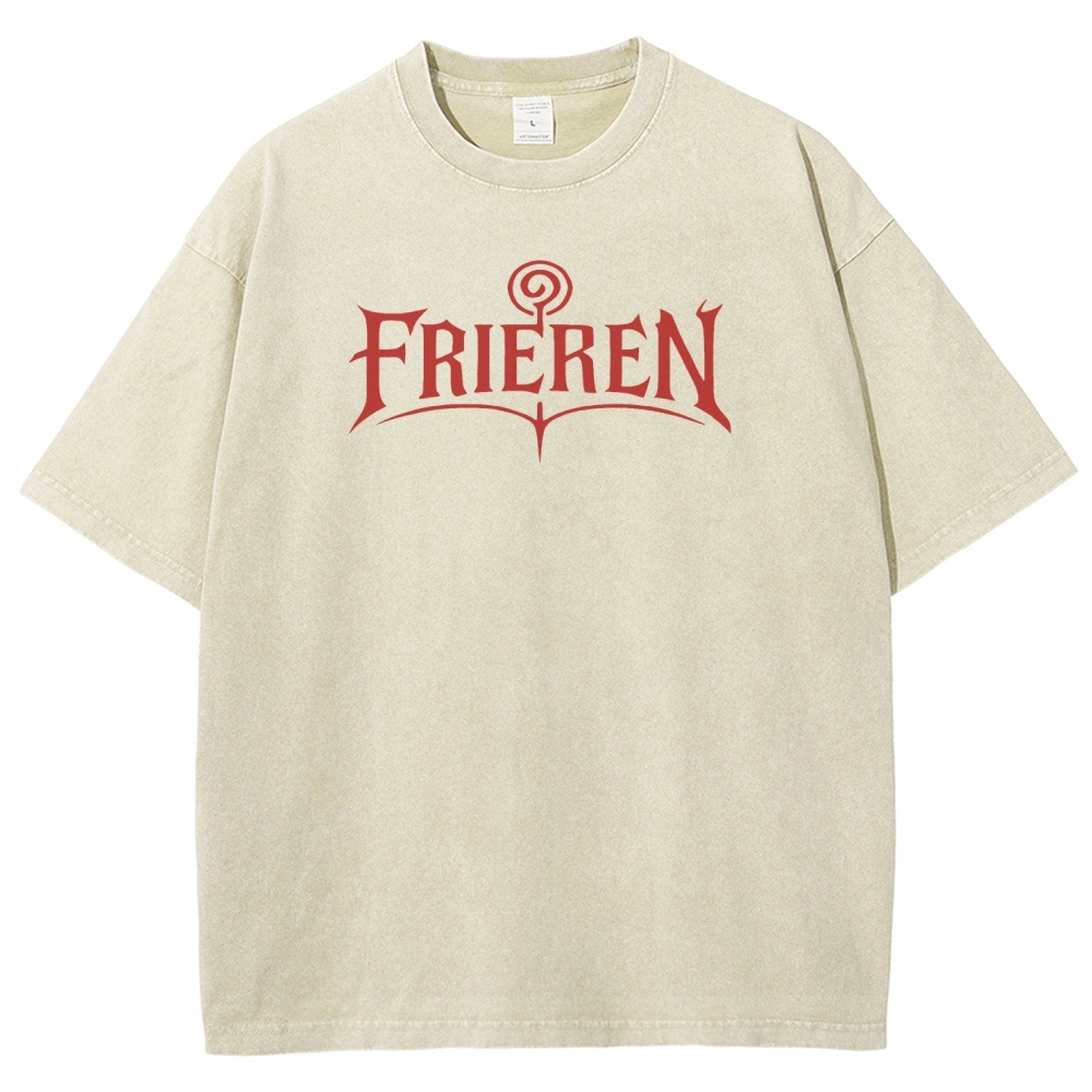 Frieren Unisex Fit Washed T-Shirt