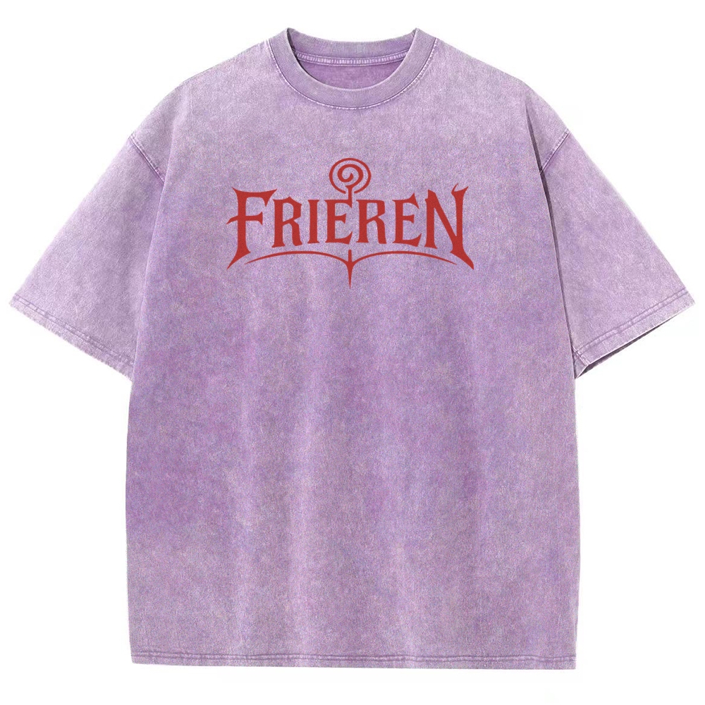 Frieren Unisex Fit Washed T-Shirt
