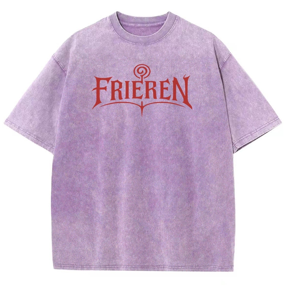 Frieren Unisex Fit Washed T-Shirt