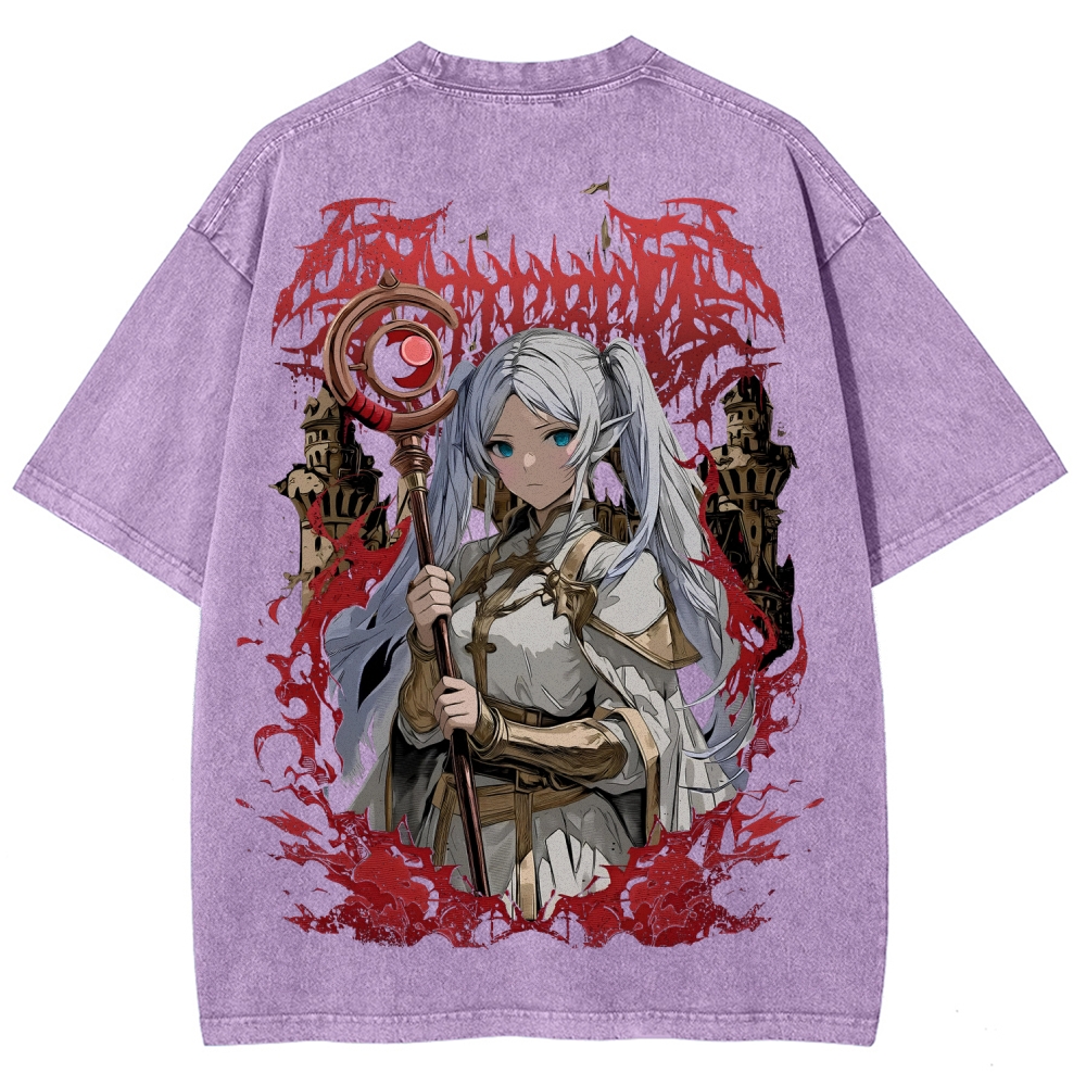 Frieren Unisex Fit Washed T-Shirt