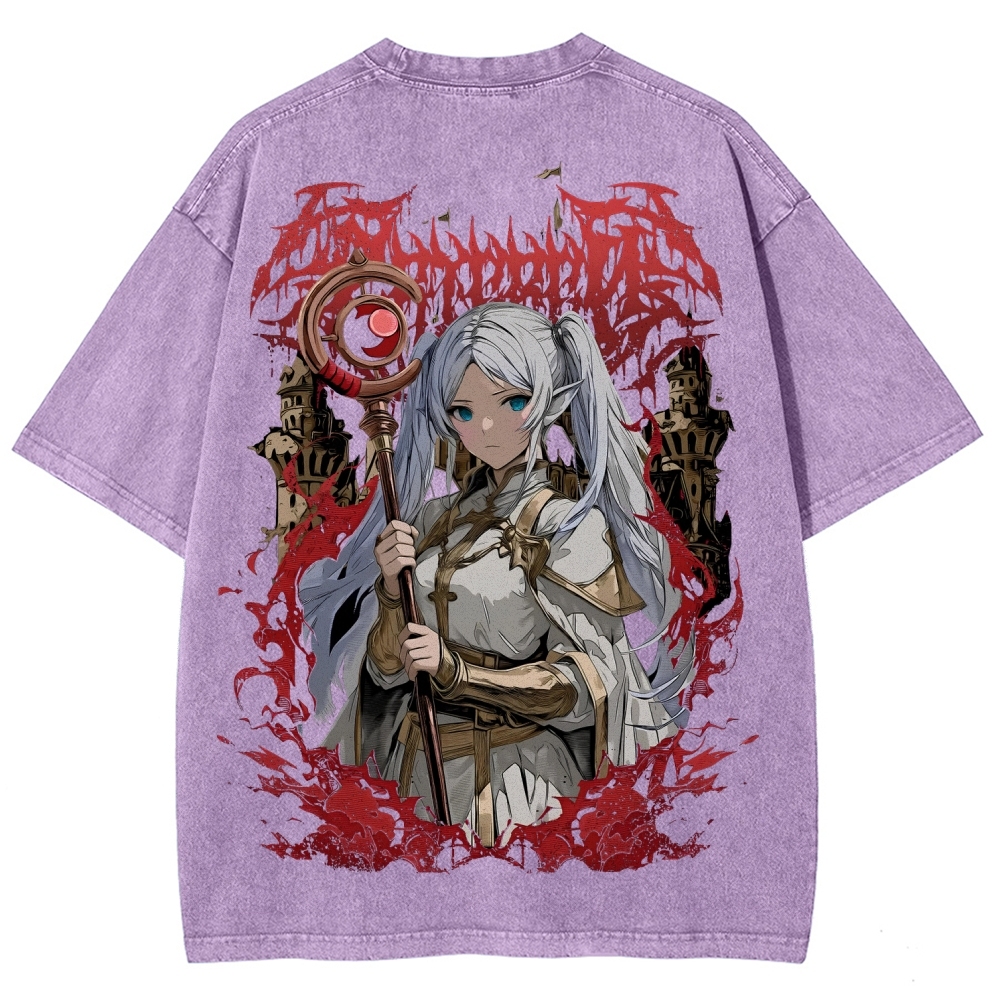 Frieren Unisex Fit Washed T-Shirt