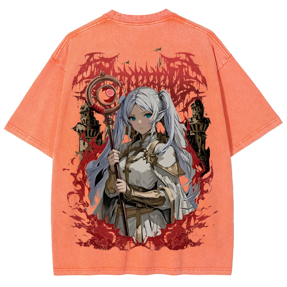 Frieren Unisex Fit Washed T-Shirt