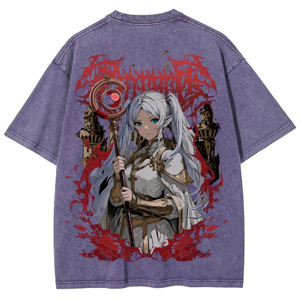 Frieren Unisex Fit Washed T-Shirt