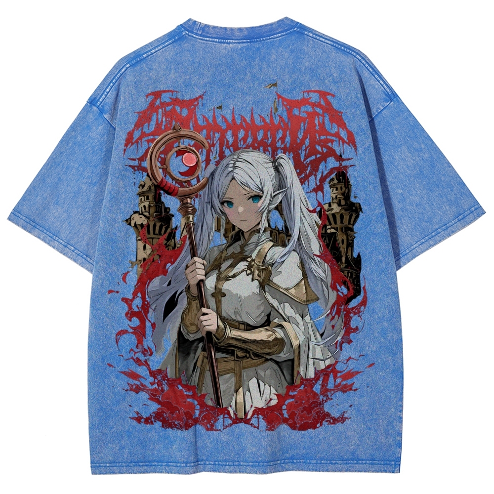 Frieren Unisex Fit Washed T-Shirt