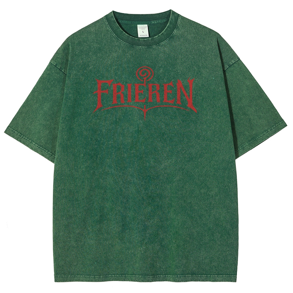 Frieren Unisex Fit Washed T-Shirt