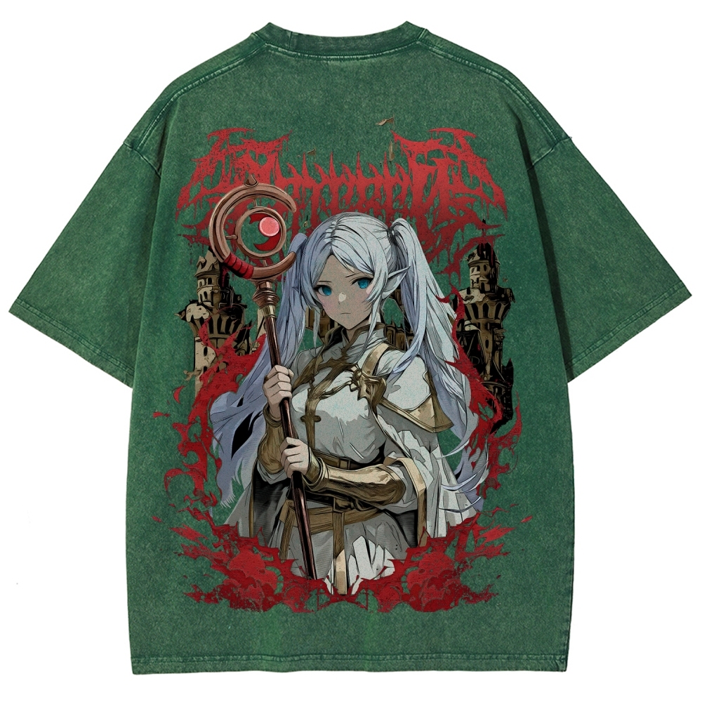 Frieren Unisex Fit Washed T-Shirt