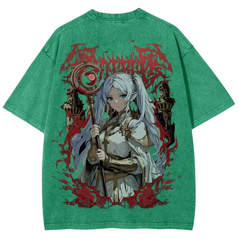 Frieren Unisex Fit Washed T-Shirt