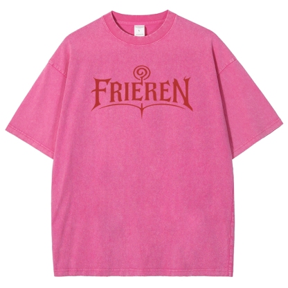Frieren Unisex Fit Washed T-Shirt