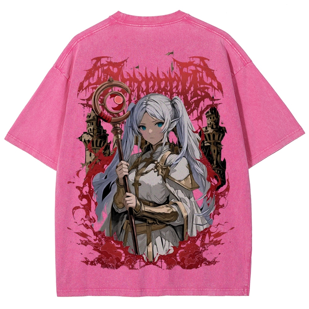 Frieren Unisex Fit Washed T-Shirt