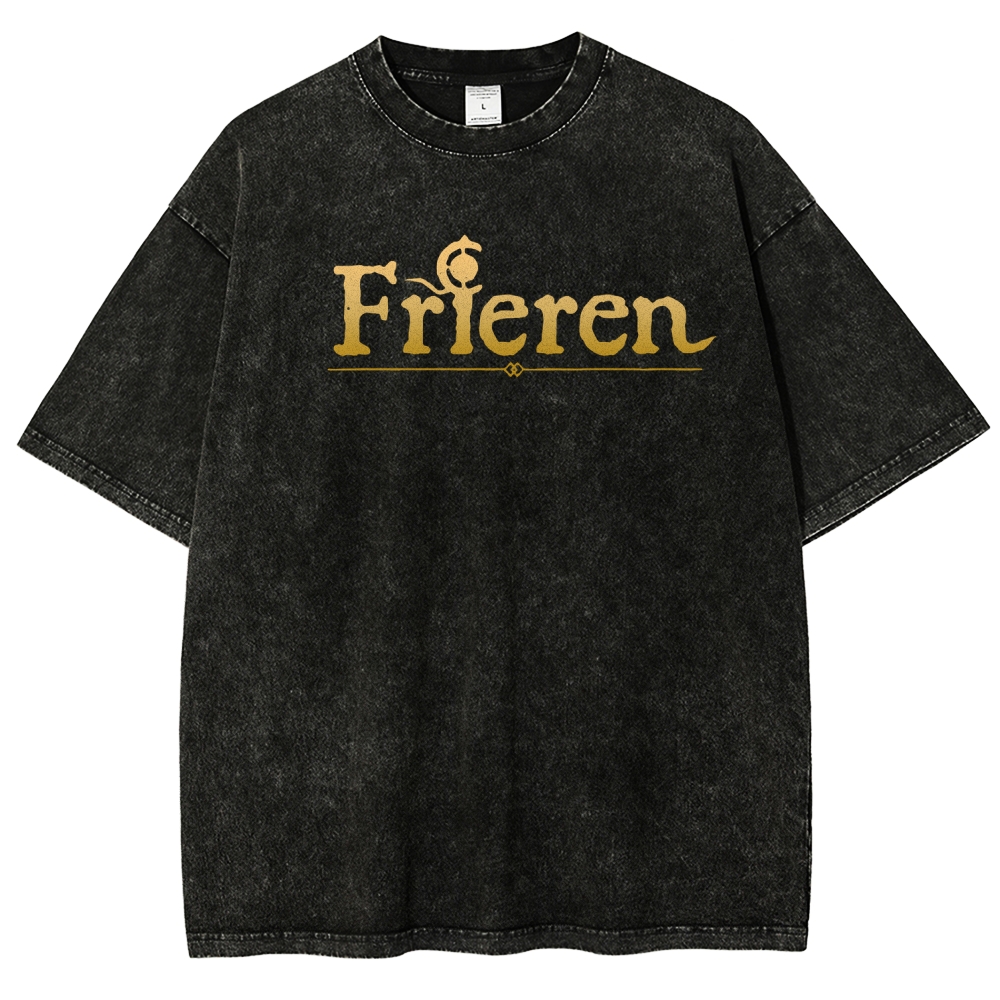 Frieren Unisex Fit Washed T-Shirt