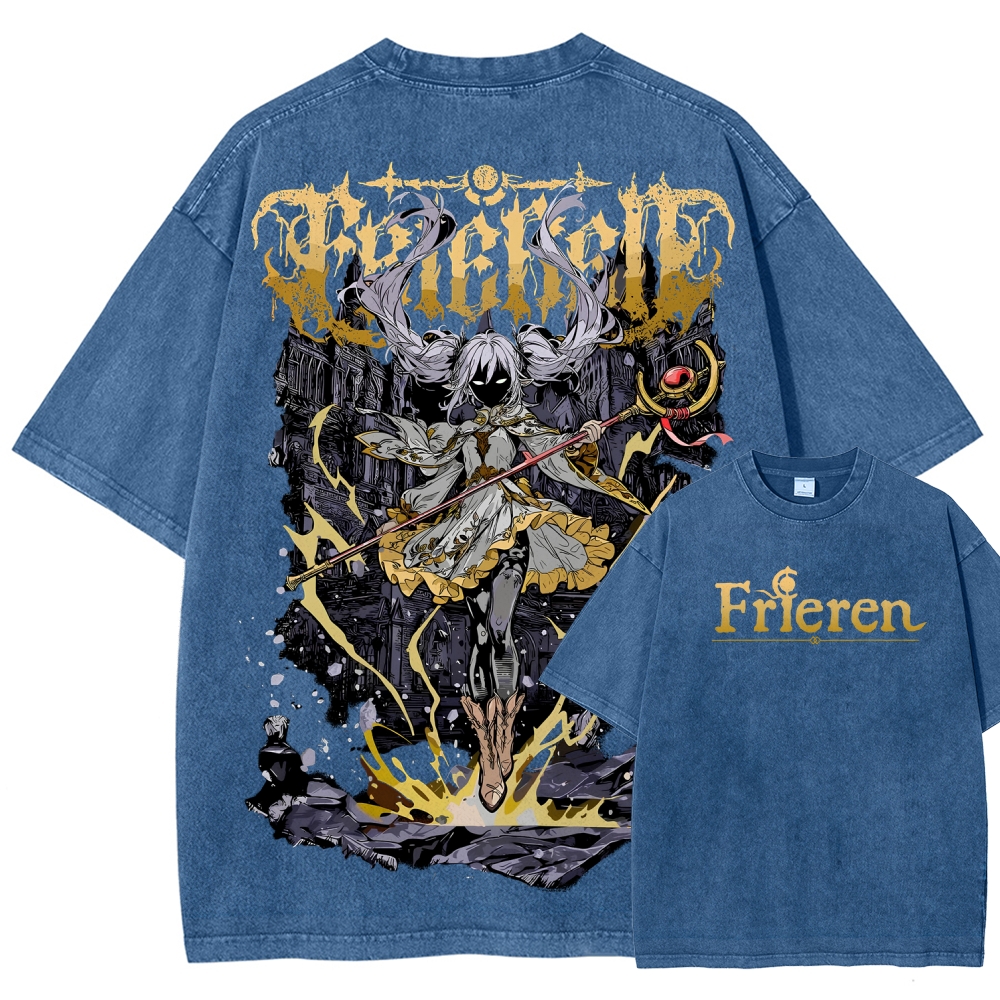 Frieren Unisex Fit Washed T-Shirt