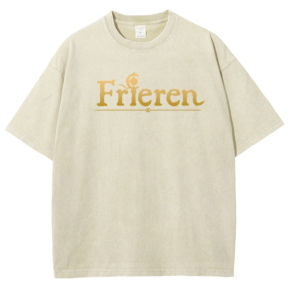Frieren Unisex Fit Washed T-Shirt