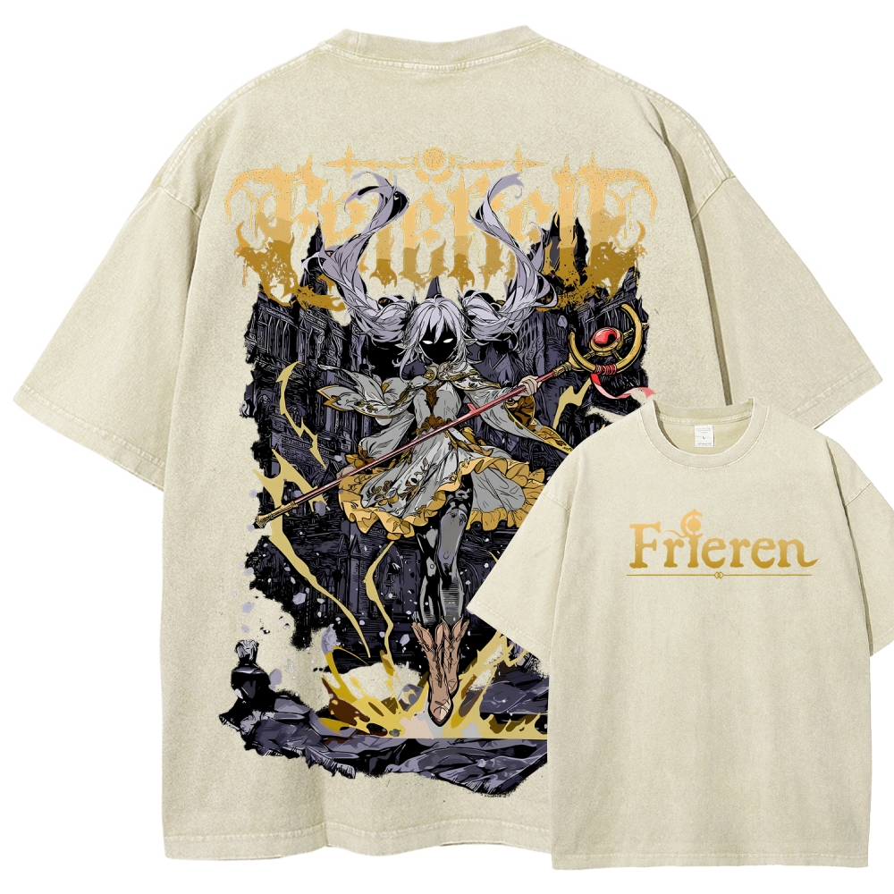 Frieren Unisex Fit Washed T-Shirt