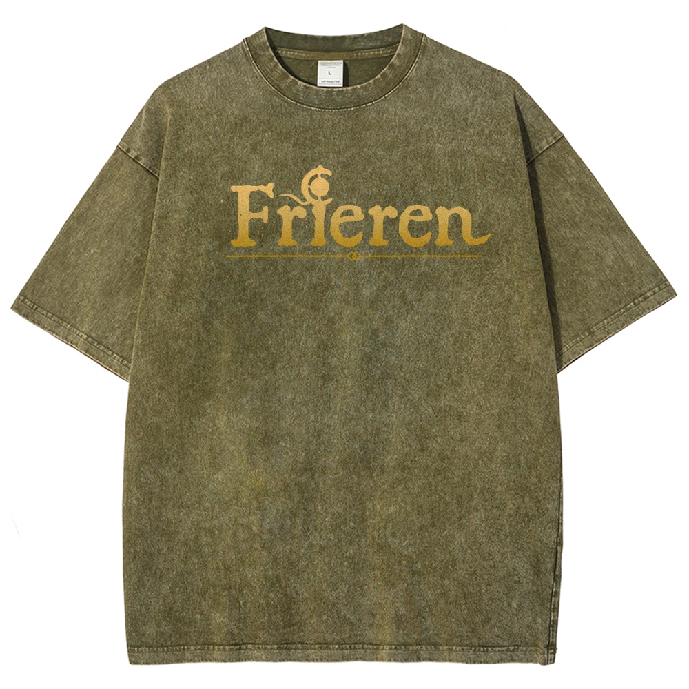 Frieren Unisex Fit Washed T-Shirt