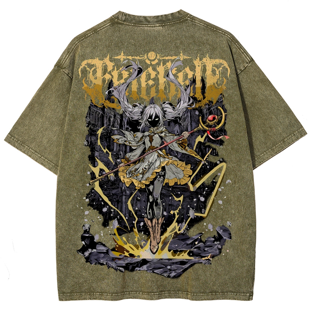 Frieren Unisex Fit Washed T-Shirt