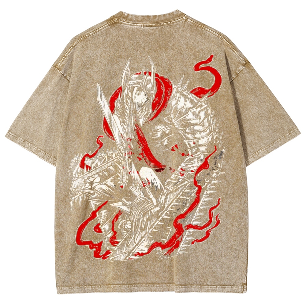 Chainsaw Man Unisex Fit Washed T-Shirt