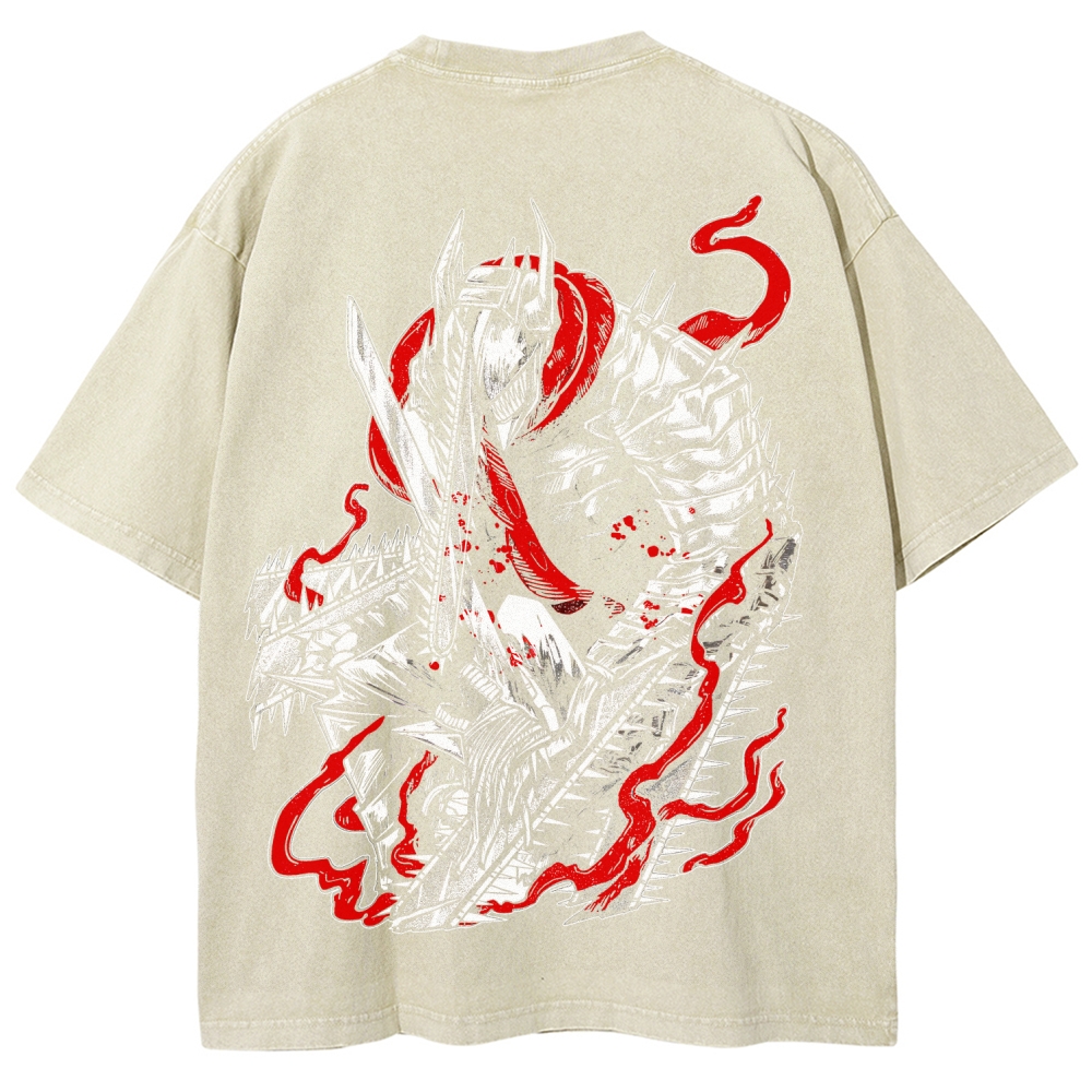 Chainsaw Man Unisex Fit Washed T-Shirt