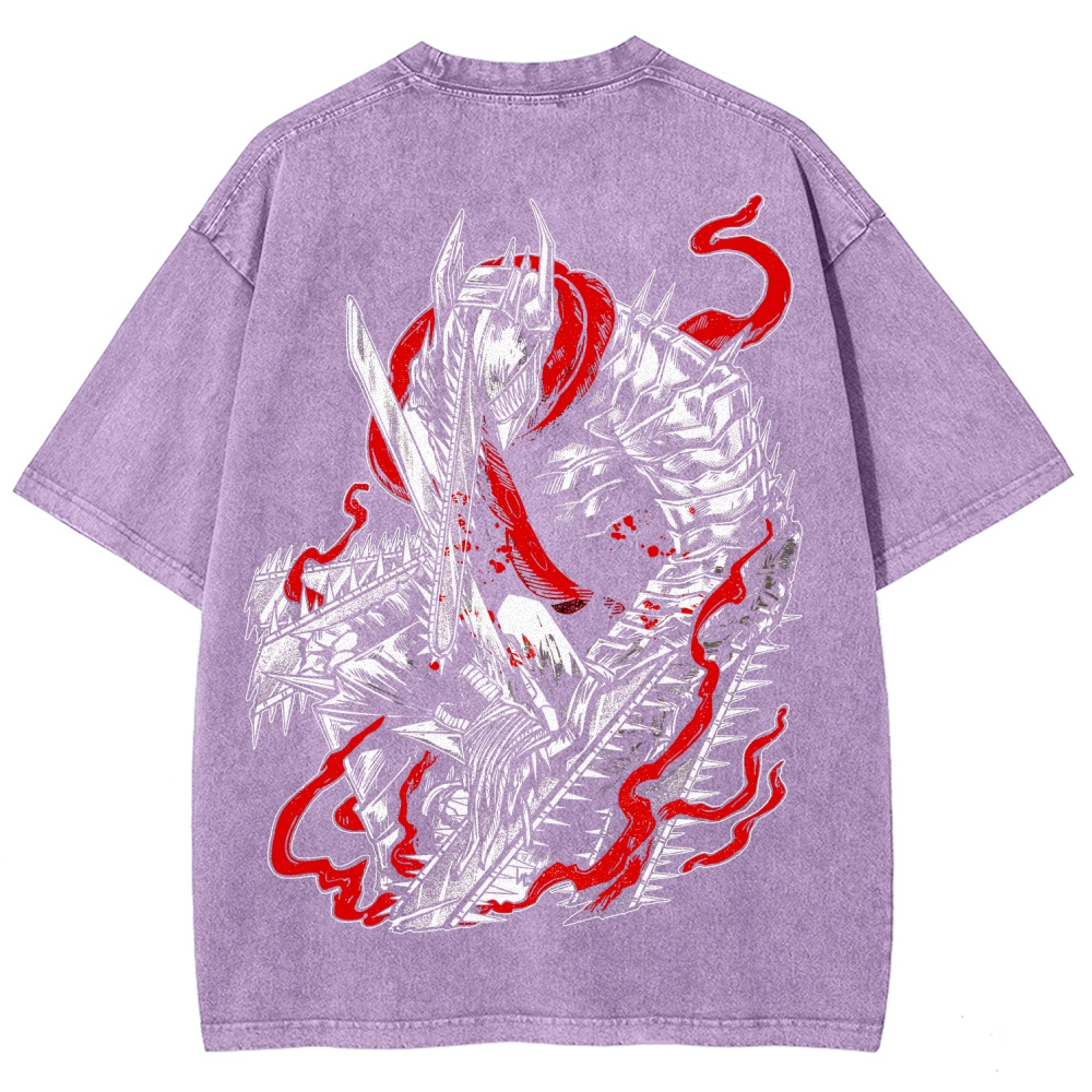 Chainsaw Man Unisex Fit Washed T-Shirt