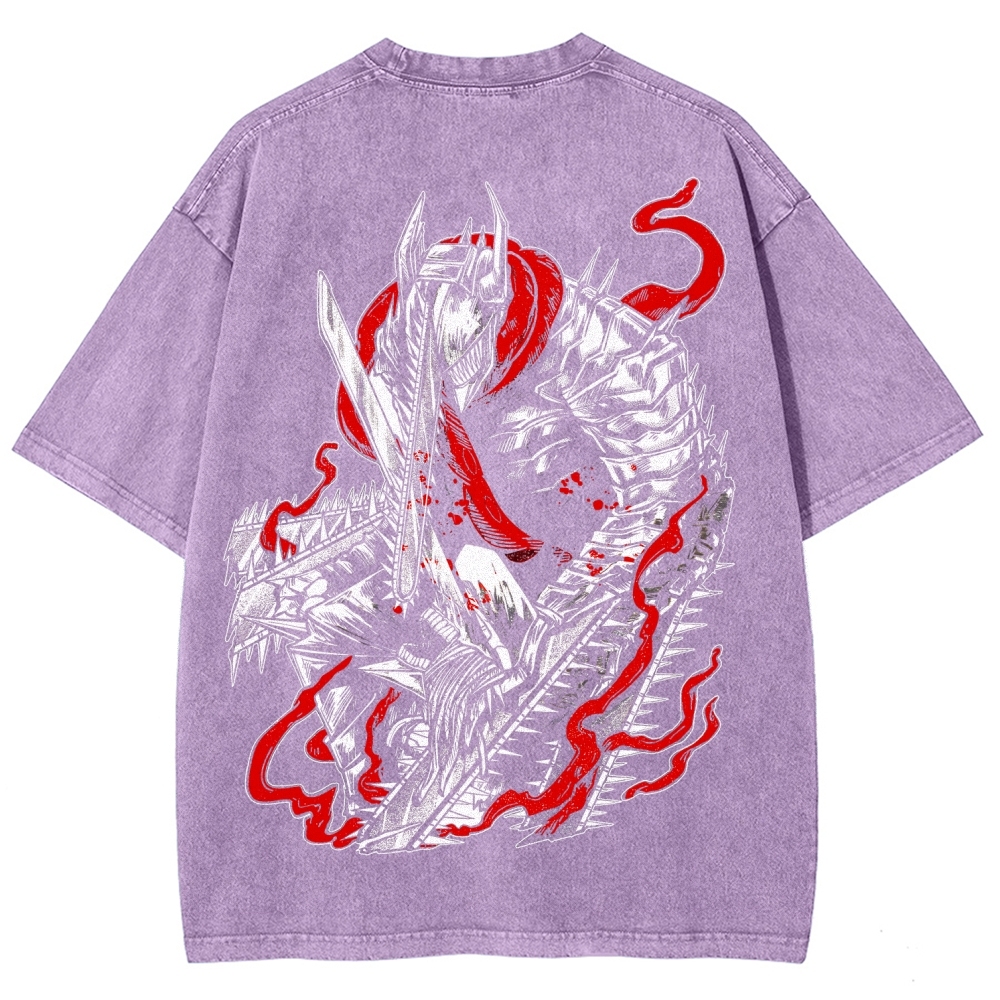 Chainsaw Man Unisex Fit Washed T-Shirt