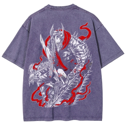 Chainsaw Man Unisex Fit Washed T-Shirt