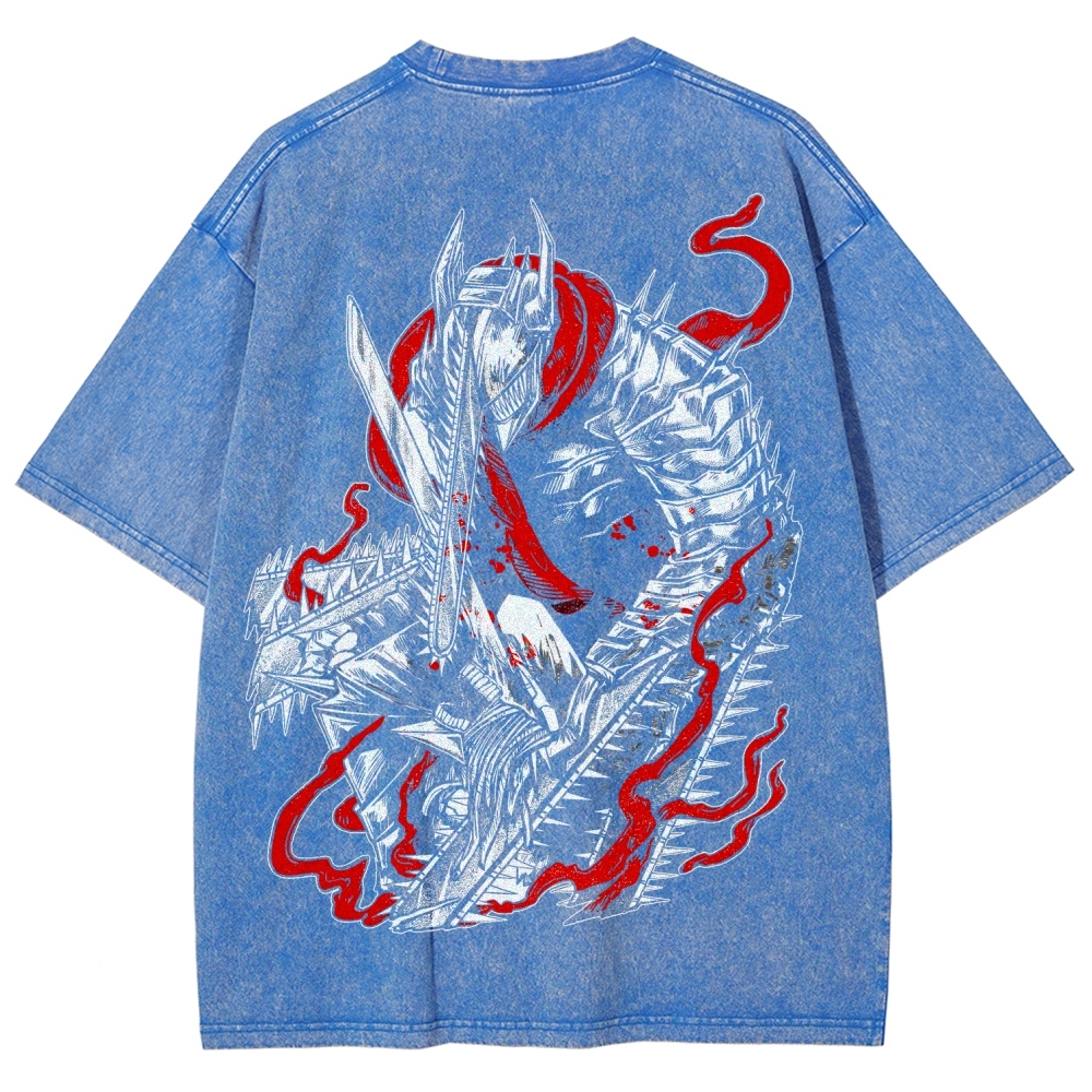 Chainsaw Man Unisex Fit Washed T-Shirt