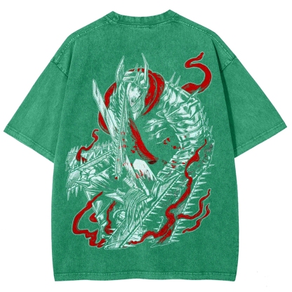 Chainsaw Man Unisex Fit Washed T-Shirt