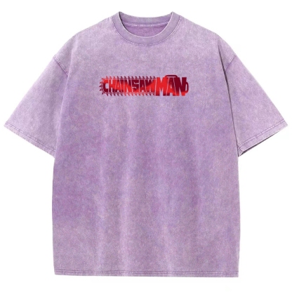 Chainsaw Man Reze Unisex Fit Washed T-Shirt