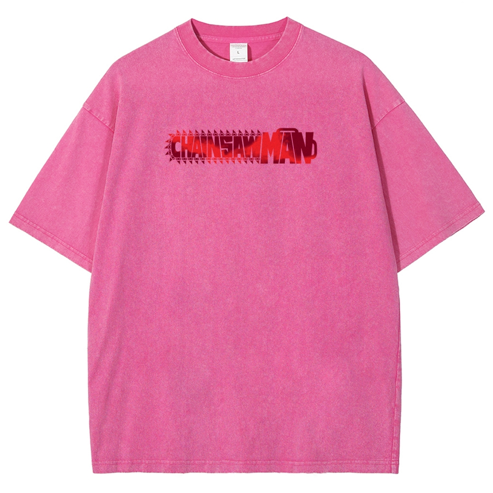 Chainsaw Man Reze Unisex Fit Washed T-Shirt